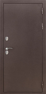 Товар Дверь ДвериПРО Термо медный антик ФЛ-701 (10мм, Дуб шоколад) DPRO227719