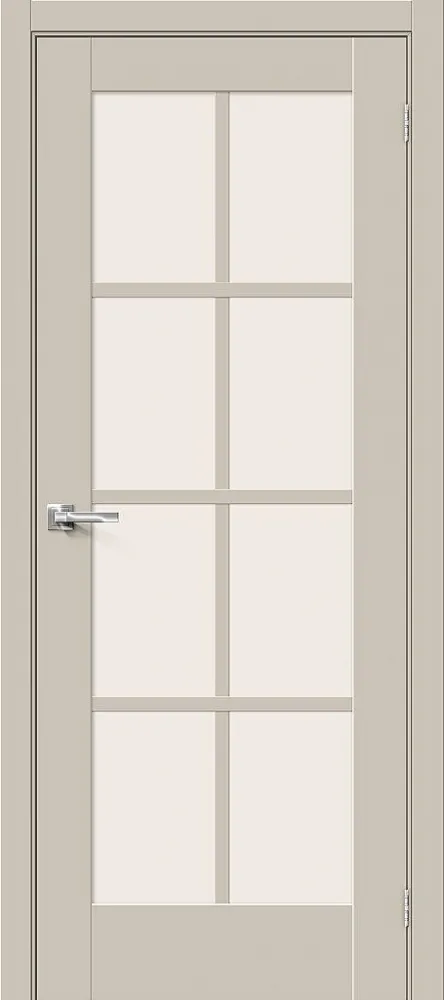 Фото Межкомнатная дверь Прима-11.1 Cream Silkwood BR5954
